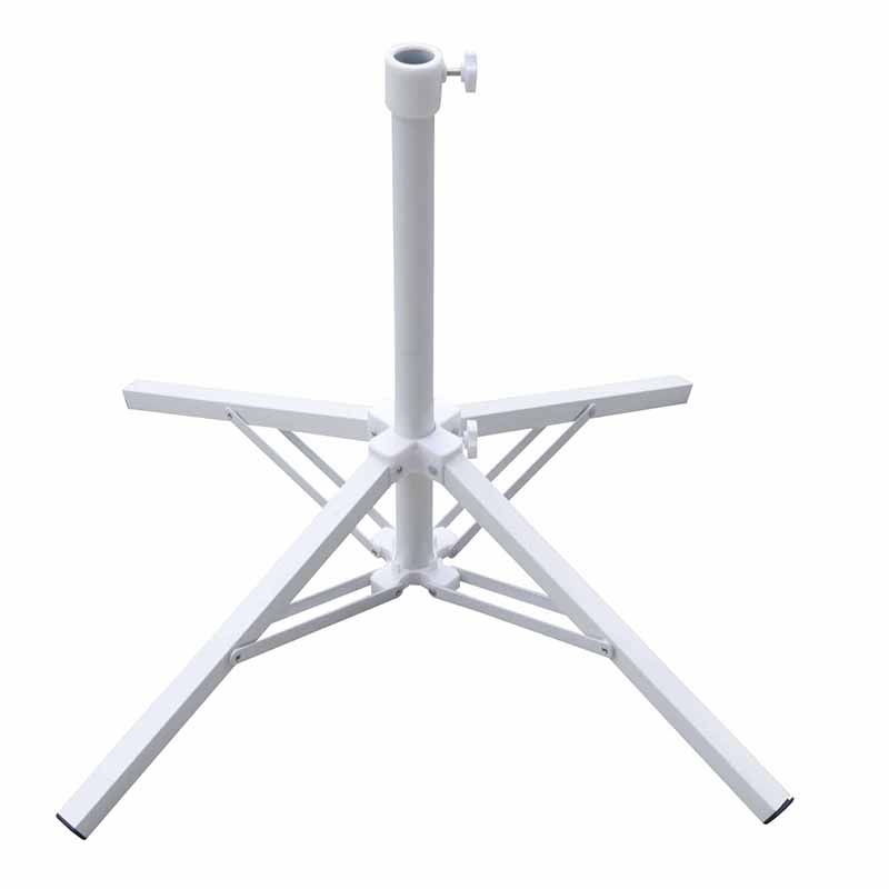 Easy to install high stability portable steel outdoor beach umbrella cross base with four feet UA1908
