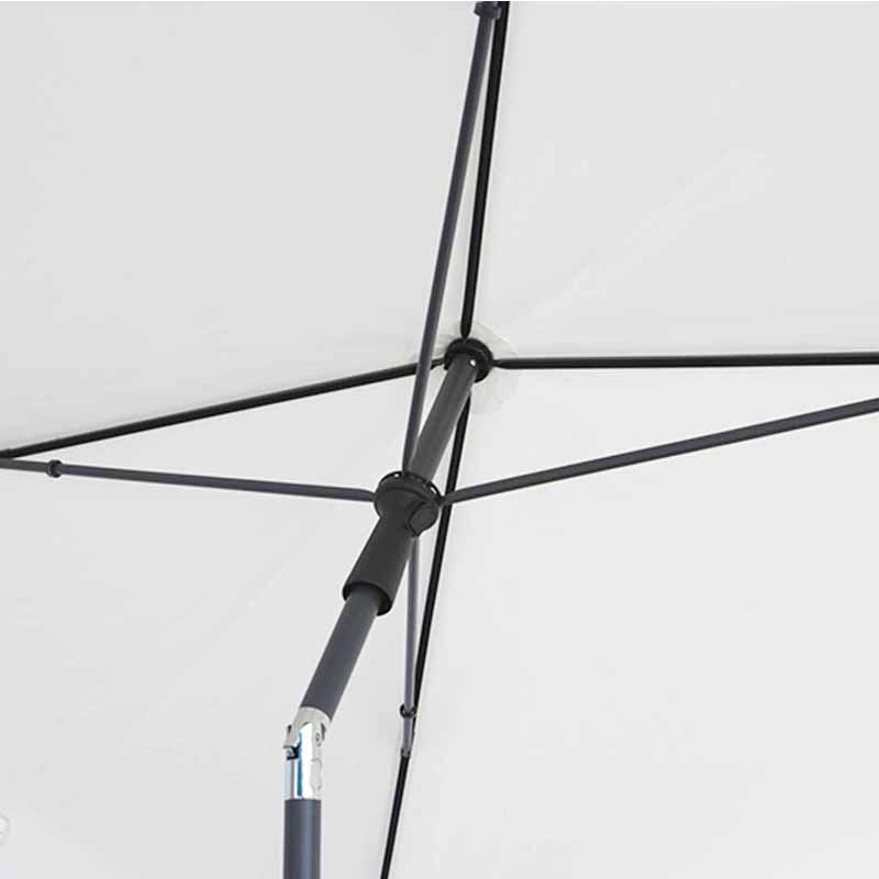 টিল্ট জিপি 1902 সহ স্টিলের আয়তক্ষেত্র ছাতা