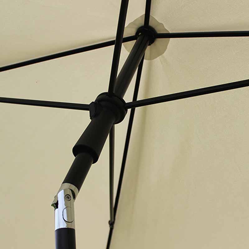 টিল্ট জিপি 1902-2 সহ স্টিলের আয়তক্ষেত্র ছাতা