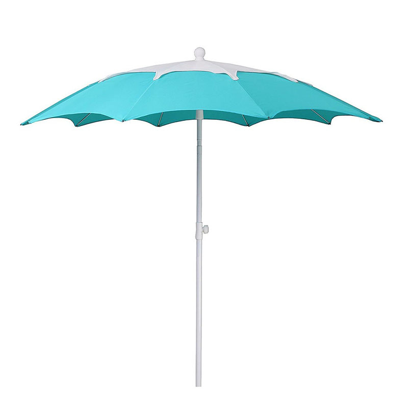 Ultralight wind resistant beach umbrella with dual side mesh pocket BU1960