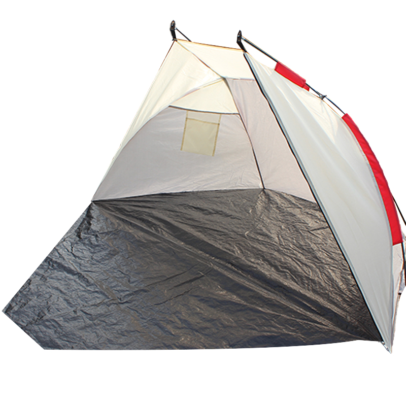 180t নাইলন পলিয়েস্টার ওয়াটারপ্রুফ ইউভি-প্রুফ স্ট্রিমলাইনড বিচ ক্যাবানা তাঁবু সহ দুটি প্রাপ্তবয়স্কদের জন্য টিএন 1906-2