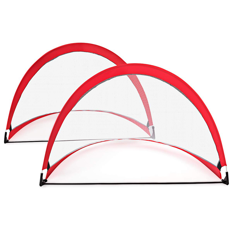 120x80x80 সেমি পোর্টেবল আউটডোর পপ-আপ সকার লক্ষ্য 2 পিসিএস/সেট টিএন 1924